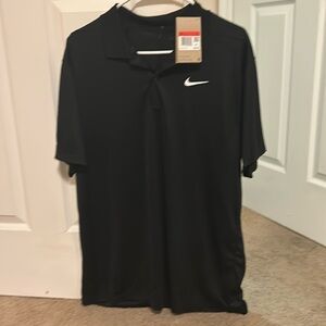 Men's large collared Nike dri fit shirt